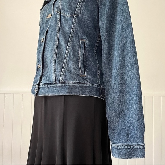 Gap Indigo 1969 Icon Denim Jacket Size S Tall - Picture 5 of 14